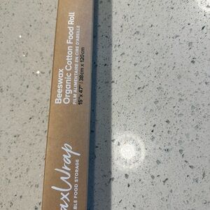 Beeswax Organic Cotton Food Roll - Reusable Wrap (Brown)